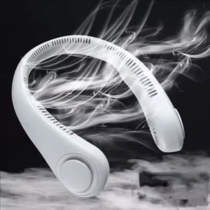 Ventilador de Cuello Portátil sin Aspas | Recargable por USB, Manos Libres y Silencioso